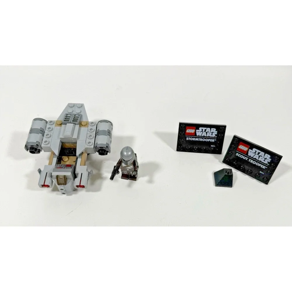 LEGO Star Wars The Mandalorian N-1 Starfighter Microfighter 75363 Kids Grey Set